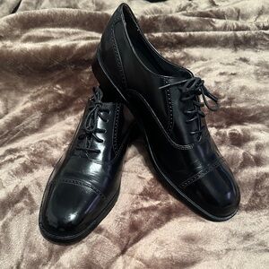 NWOT Bostonian Classic Black Men's Dress Shoes 10 1/2